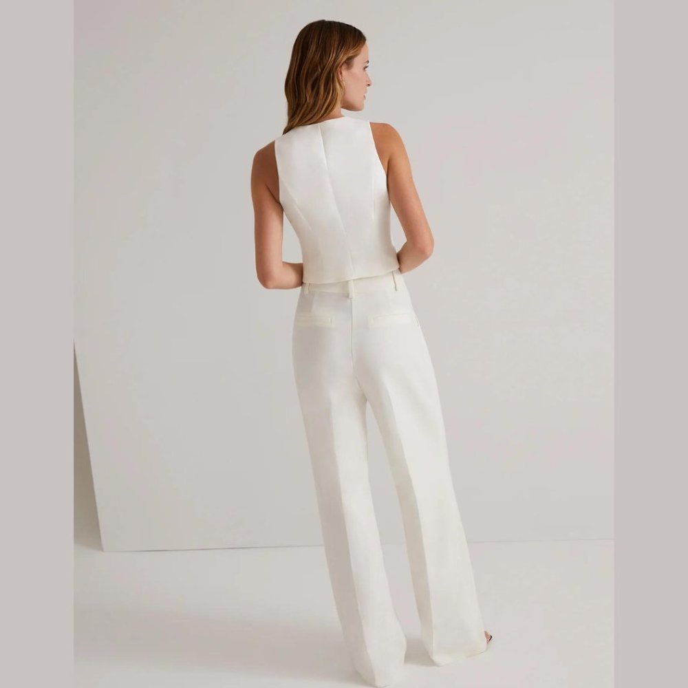 Favorite Daughter The Favorite Pant in Ivory - Picture 3 of 15